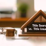 Title search vs. title insurance